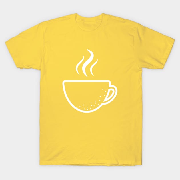 A Hot Cup of Coffee T-Shirt by Madhav